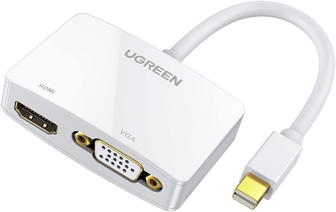Mini Adaptador Dp Thunderbolt A Hdmi Y Vga Ugreen