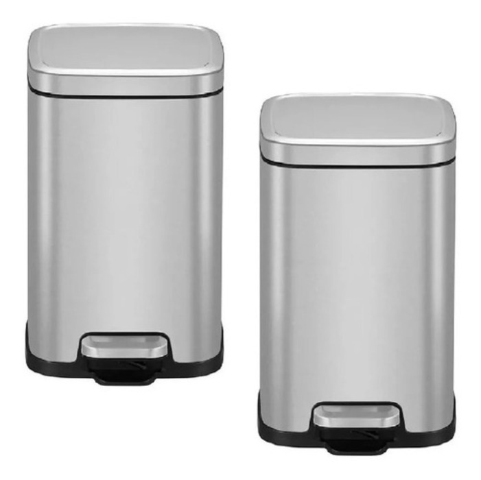 Sensible 2 Botes Basura Eko Acero Inoxidable 8l Eco