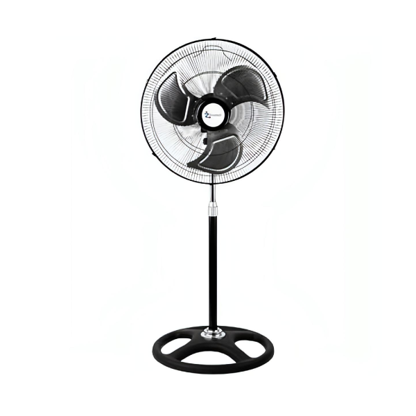 VENTILADOR ZMARTECH PEDESTAL 18 ASPAS METAL NEGRO