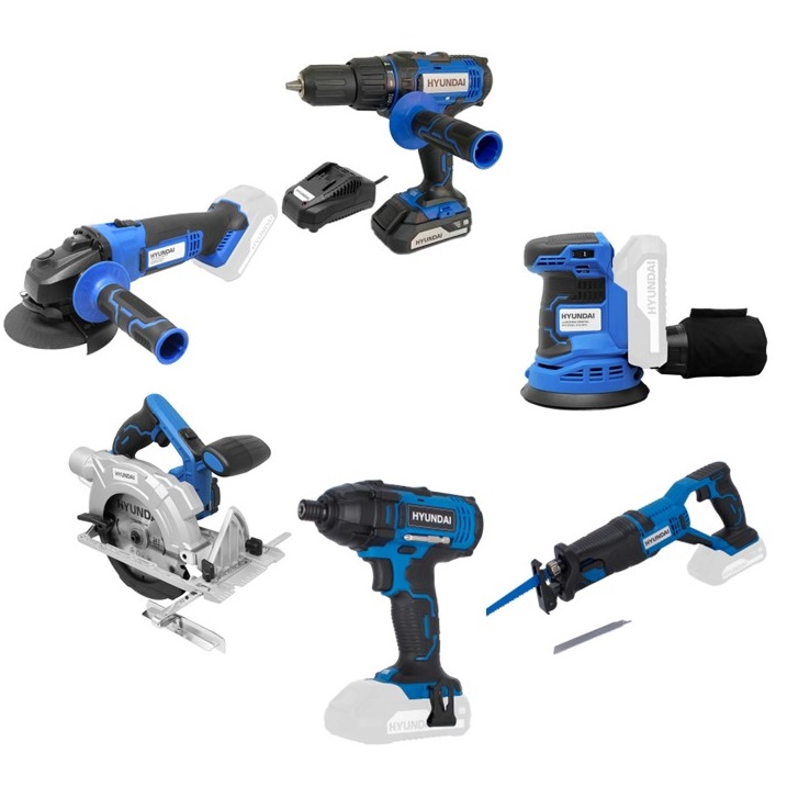 Combo De Herramientas Inalambricas Hyundai