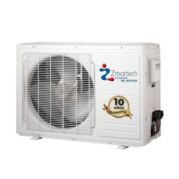 AIRE ACONDIONADO ZMARTECH INVERTER 24 BTUS 220V PANEL BLANCO ECOLOGICO