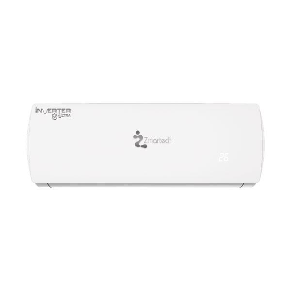AIRE ACONDIONADO ZMARTECH INVERTER 24 BTUS 220V PANEL BLANCO ECOLOGICO
