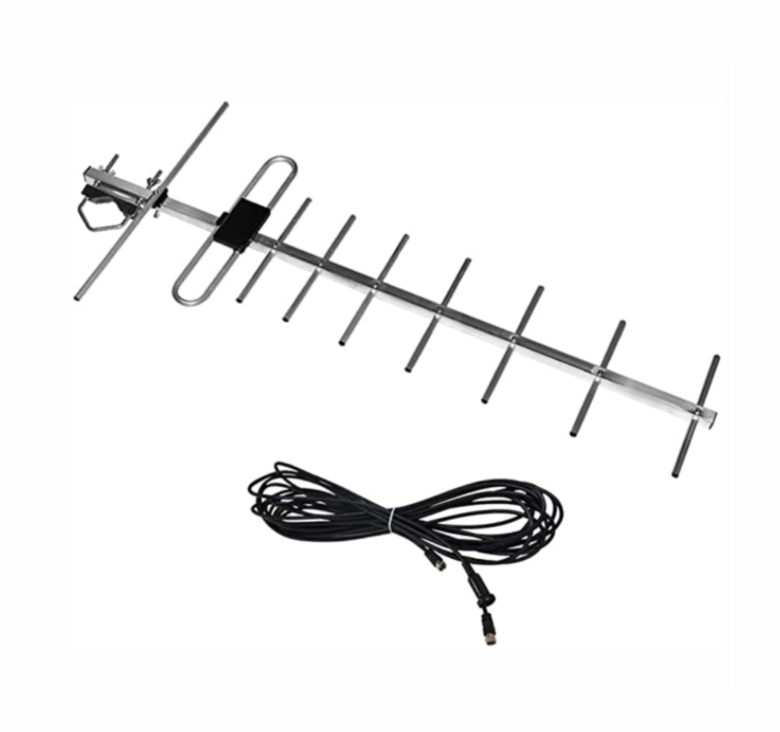 Antena Aérea UHF de TV HDTV Antena receptor HD exterior resistente al clima Alta Definicion Alto Rango de Señal NO INCLUYE TUBO