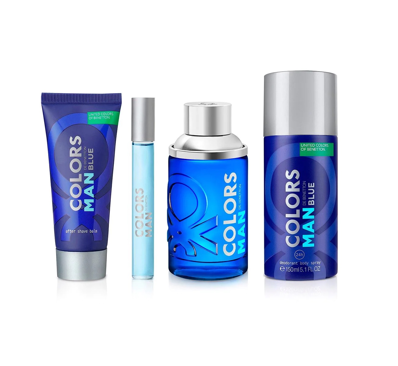 Perfume Set Benetton Colors Man Blue 4pzs