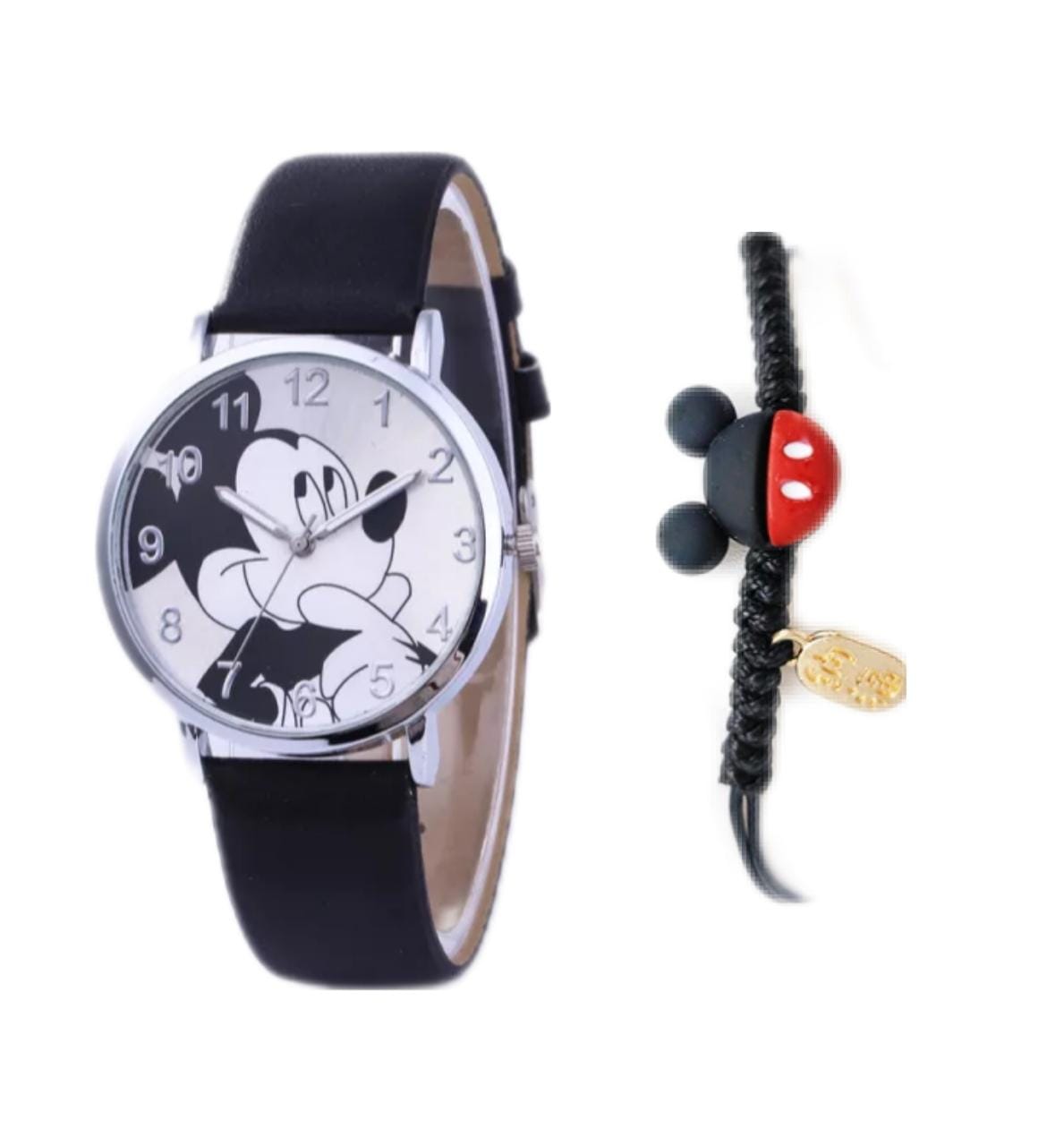 Reloj de Cuarzo Disney Mickey Mouse con Pulsera Trenzada