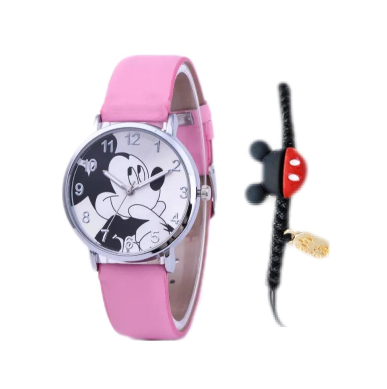 Reloj de Cuarzo Disney Mickey Mouse con Pulsera Trenzada