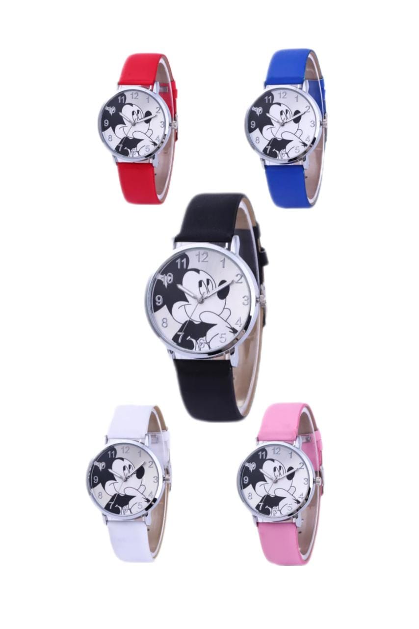 Reloj de Cuarzo Disney Mickey Mouse con Pulsera Trenzada