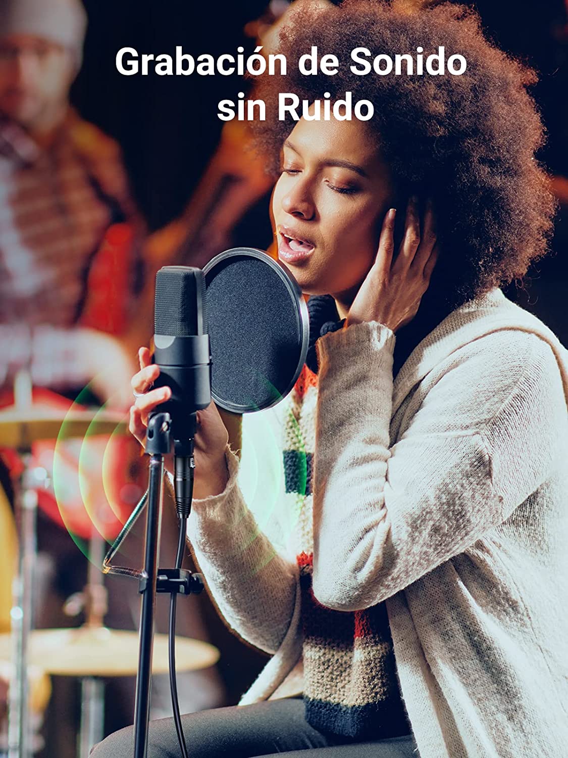 Cable De Micrófono Xlr Macho A Hembra 1m Ugreen