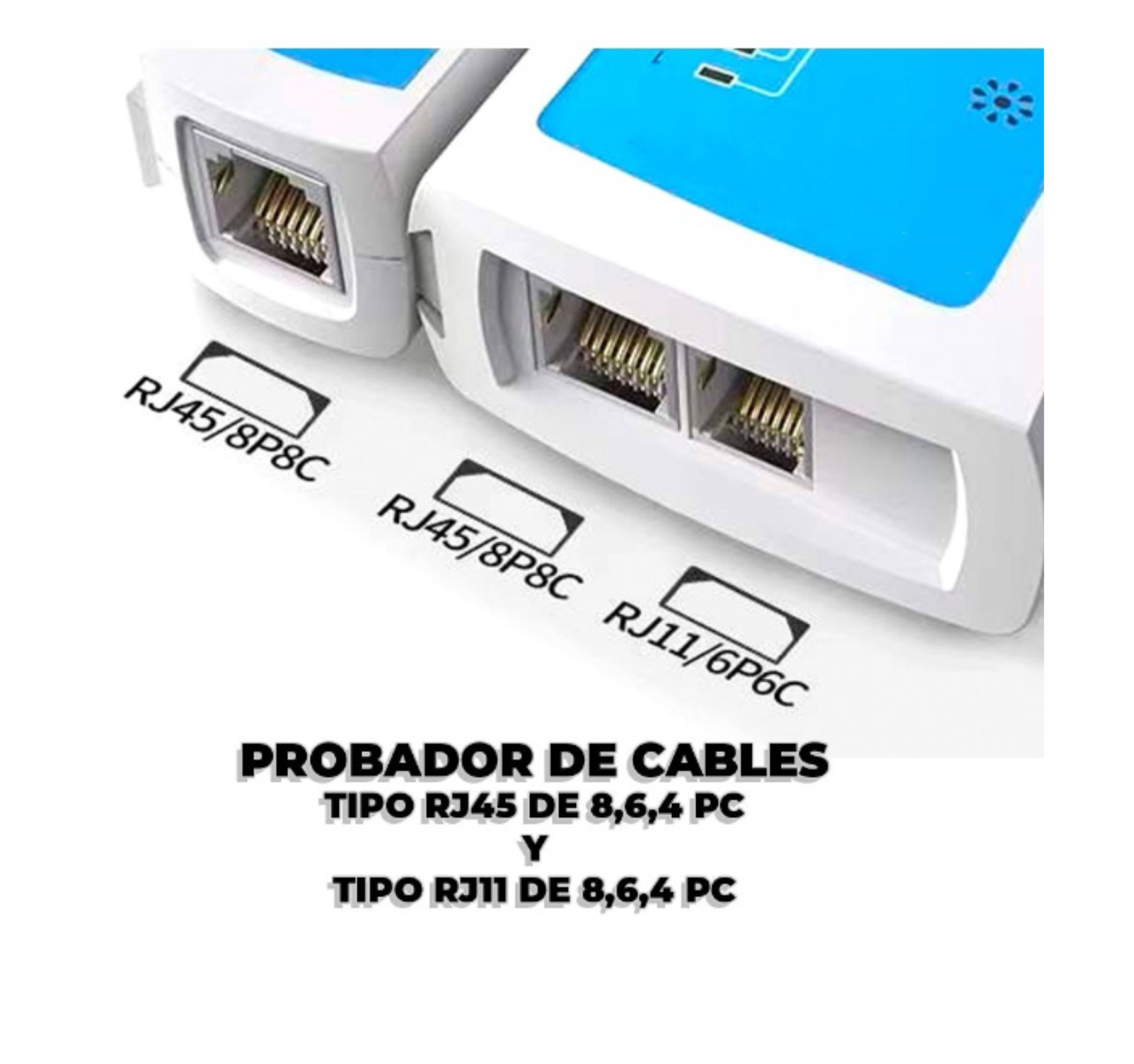Probador Testeador Cable De Red Utp Rj11 Rj12 Rj45