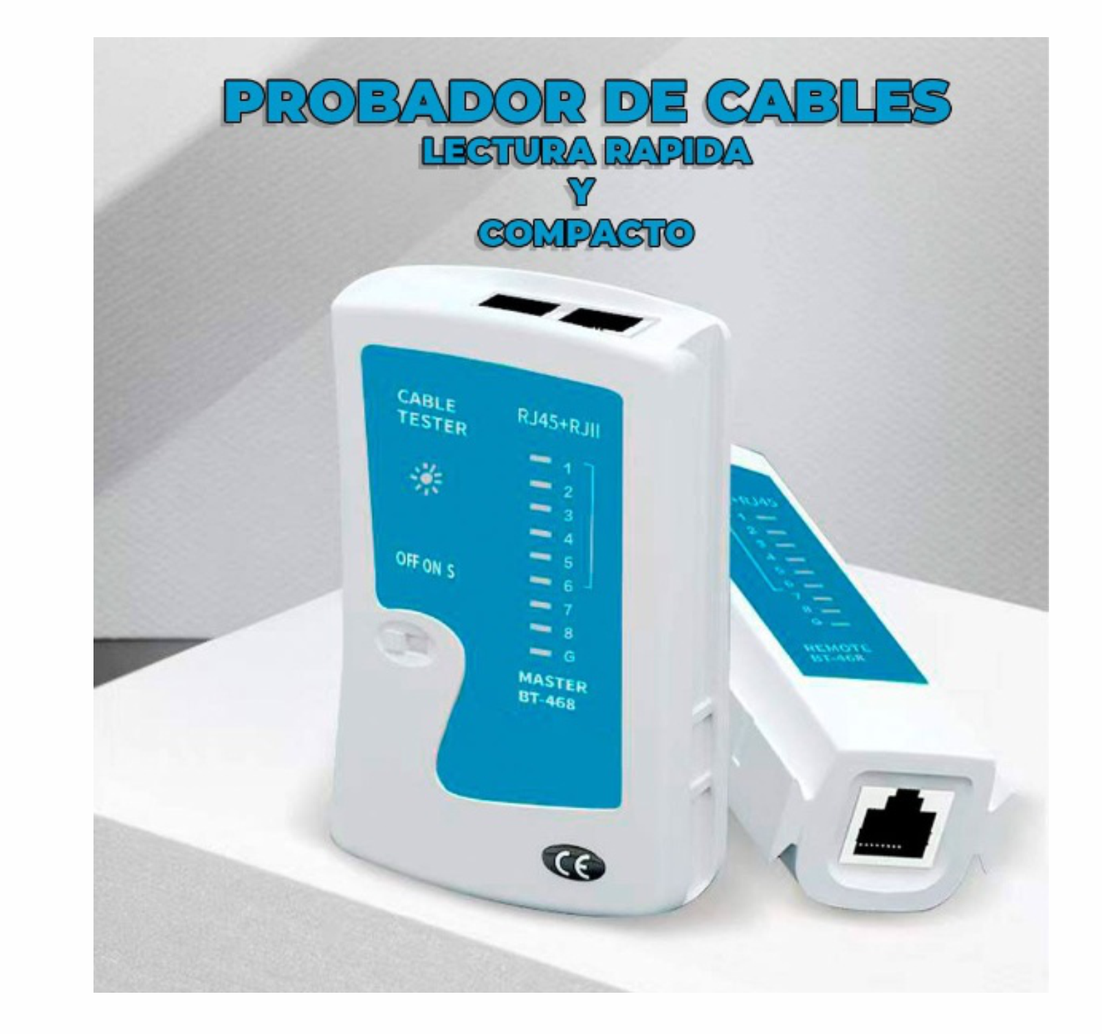 Probador Testeador Cable De Red Utp Rj11 Rj12 Rj45