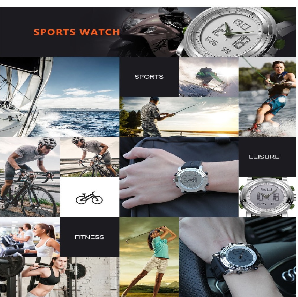 RELOJ SPORT WATCH LUZ LED - RESISTENTE AL AGUA