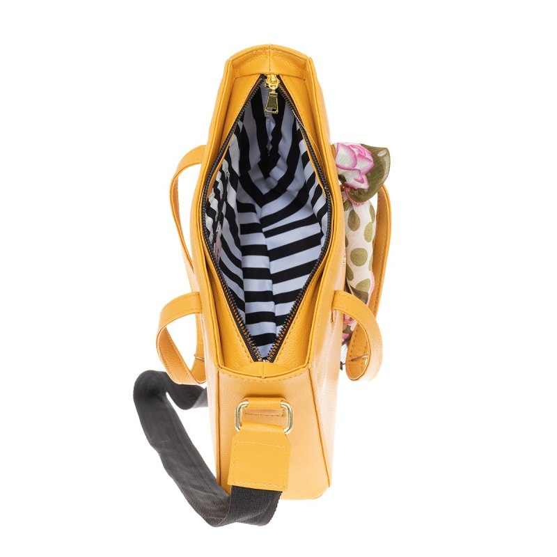 Bolsa Crossbody Amarillo Jennyfer 9542