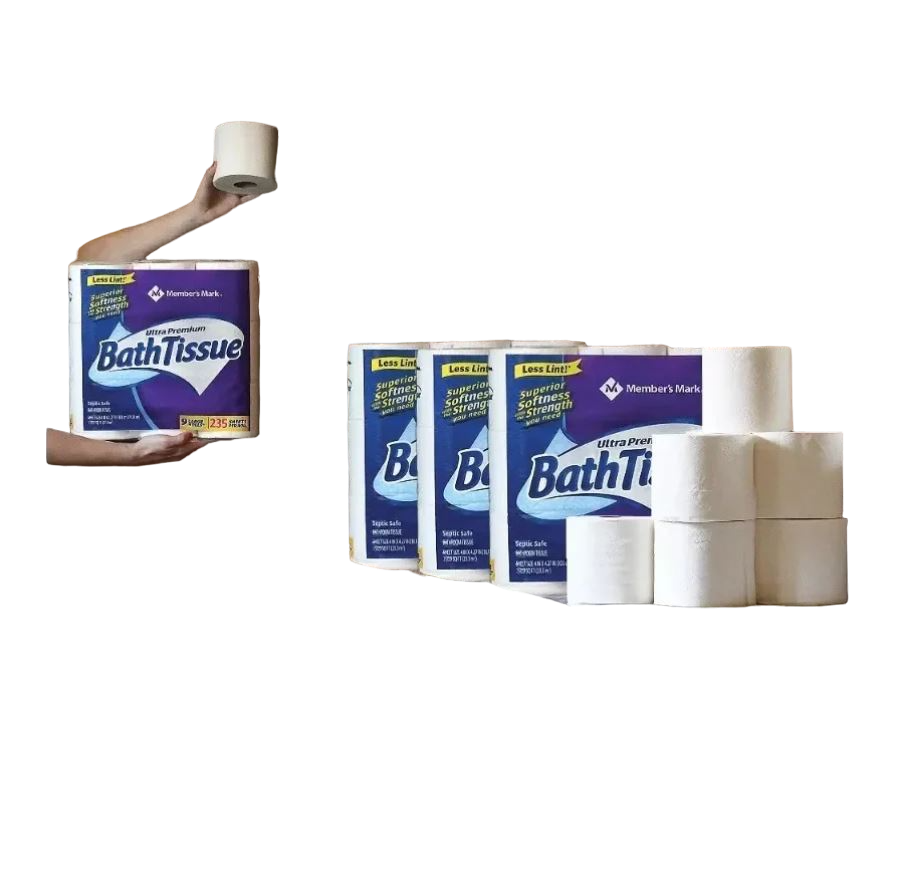 Papel Higiénico Member's Mark Ultra Suave Con 45 Mega Rollos con 275 hojas