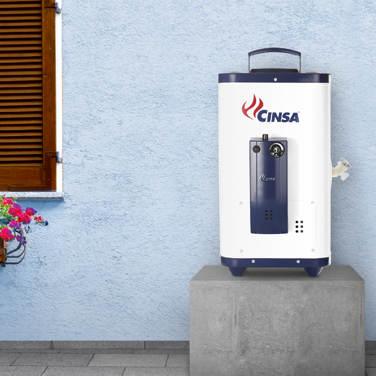 Calentador de Agua, Rápida Recuperación CDP-06 para 1 Servicio, 6 Litros/Minuto para Gas Natural