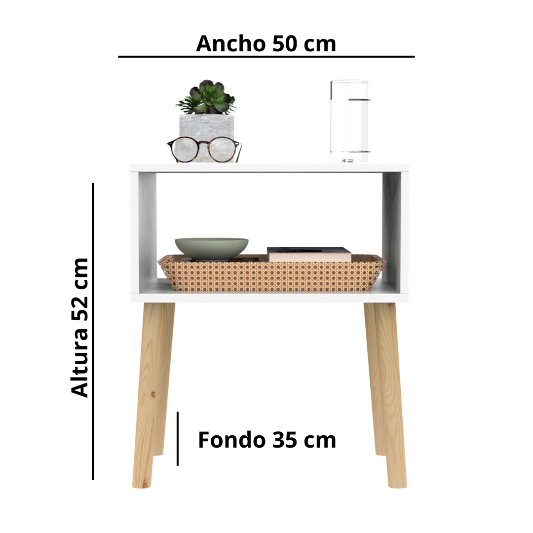 Buró de Recamara Class, Color Blanco