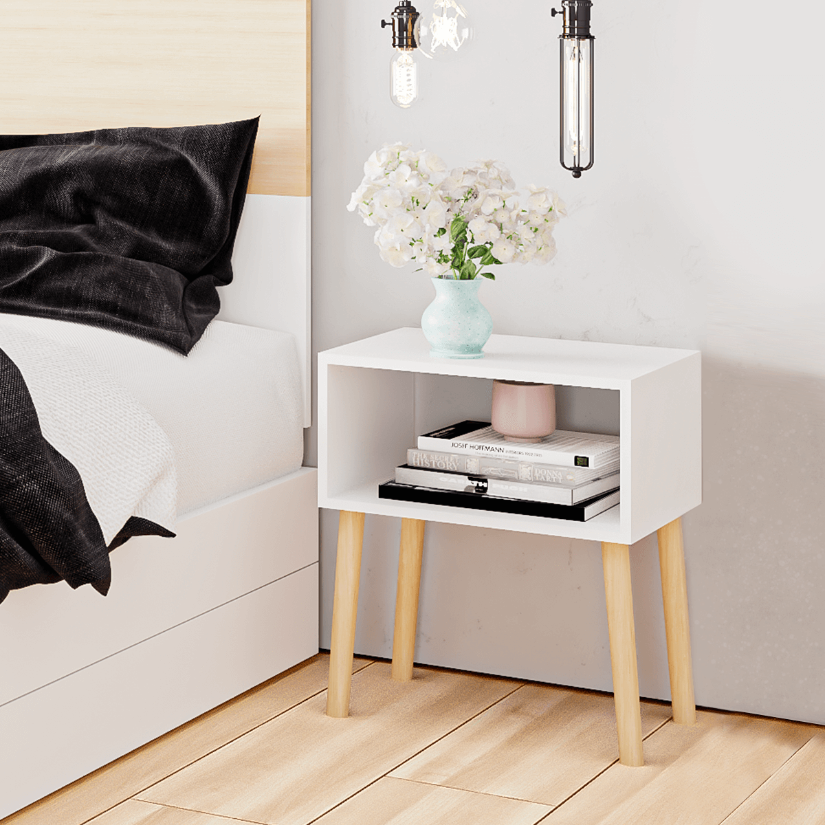 Buró de Recamara Class, Color Blanco