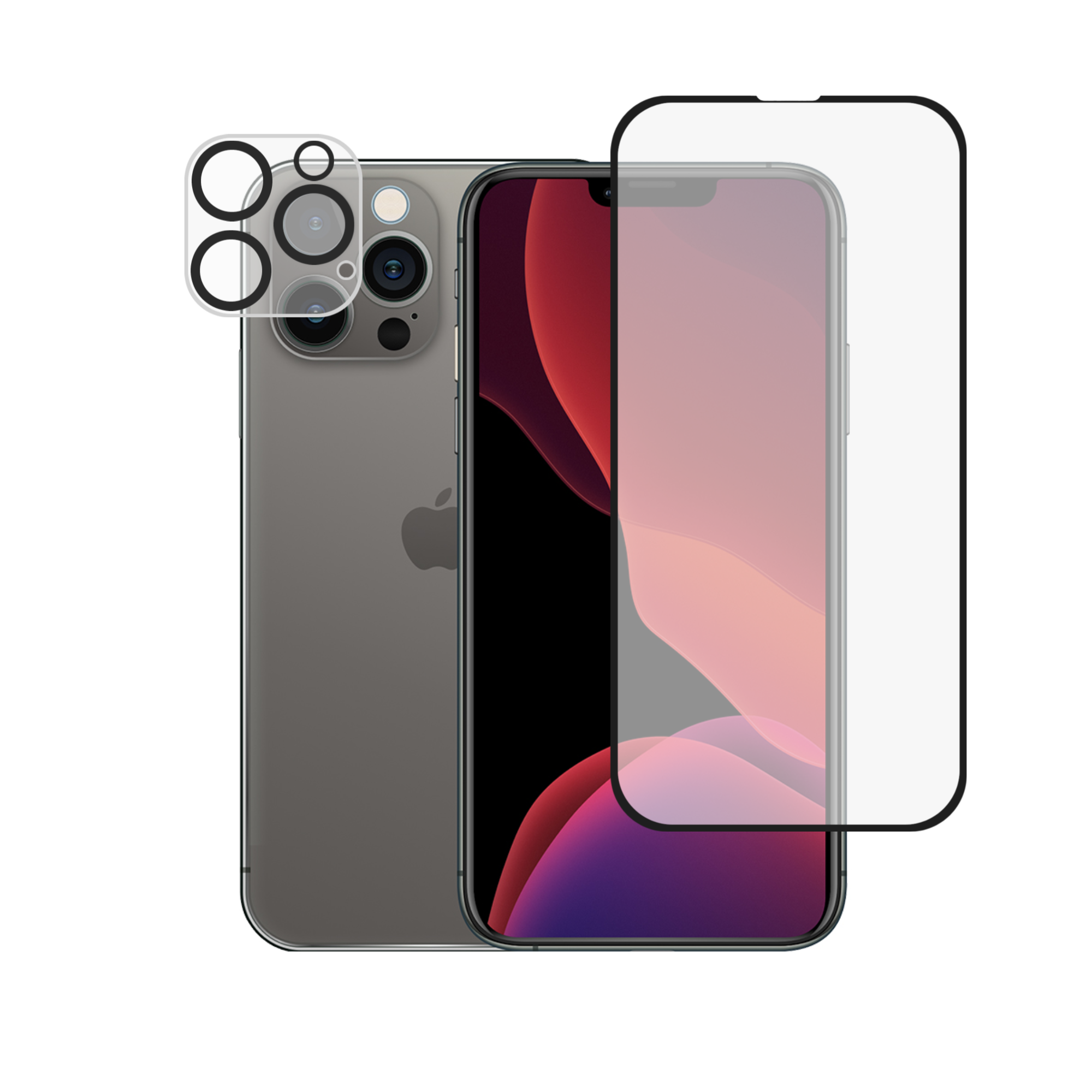 Mica Protectora de Pantalla + Cámara para iPhone 13 Pro Max