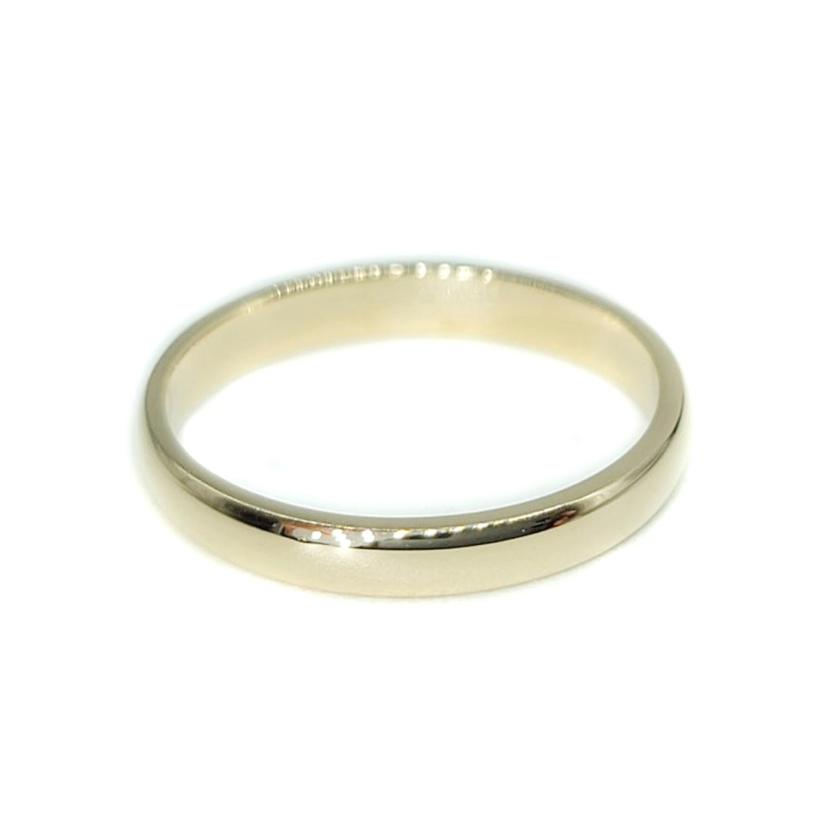 Par De Argollas Lisa De Oro Macizo 14k 