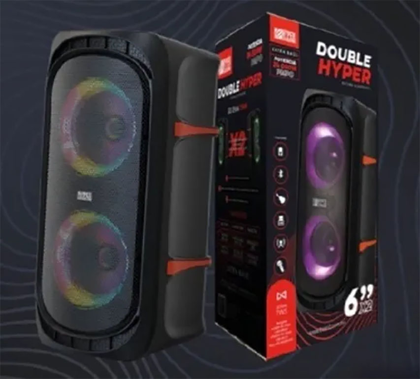 Bafle Recargable Doble Hyperbeast De 6.5 Calidad Y Potencia 