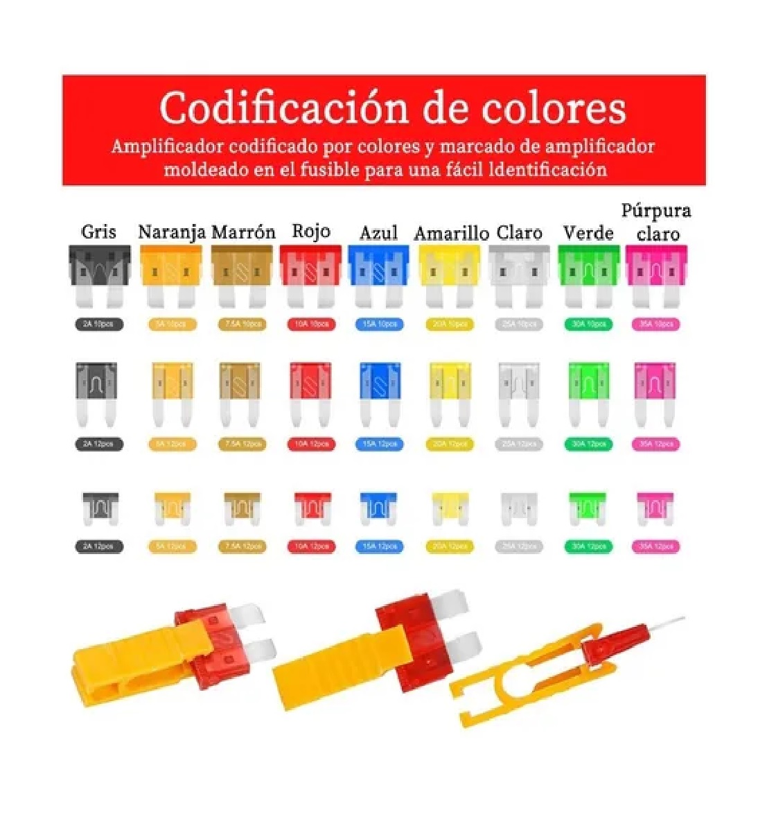 Kit Surtido De Fusibles Para Coche,fusibles Para Auto