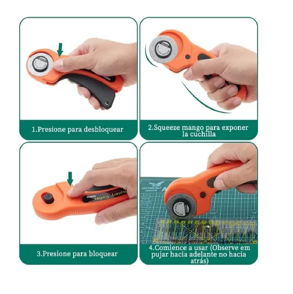 Cuchilla Manual Para Corta Telas
