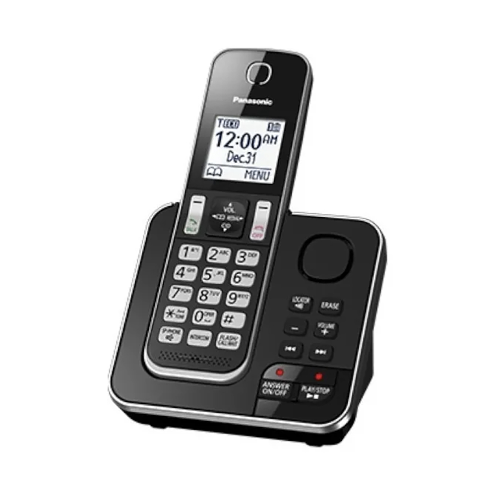 Teléfono Inalámbrico Panasonic KX-TGD390C 1 Auricular Negro Reacondicionado Grado A