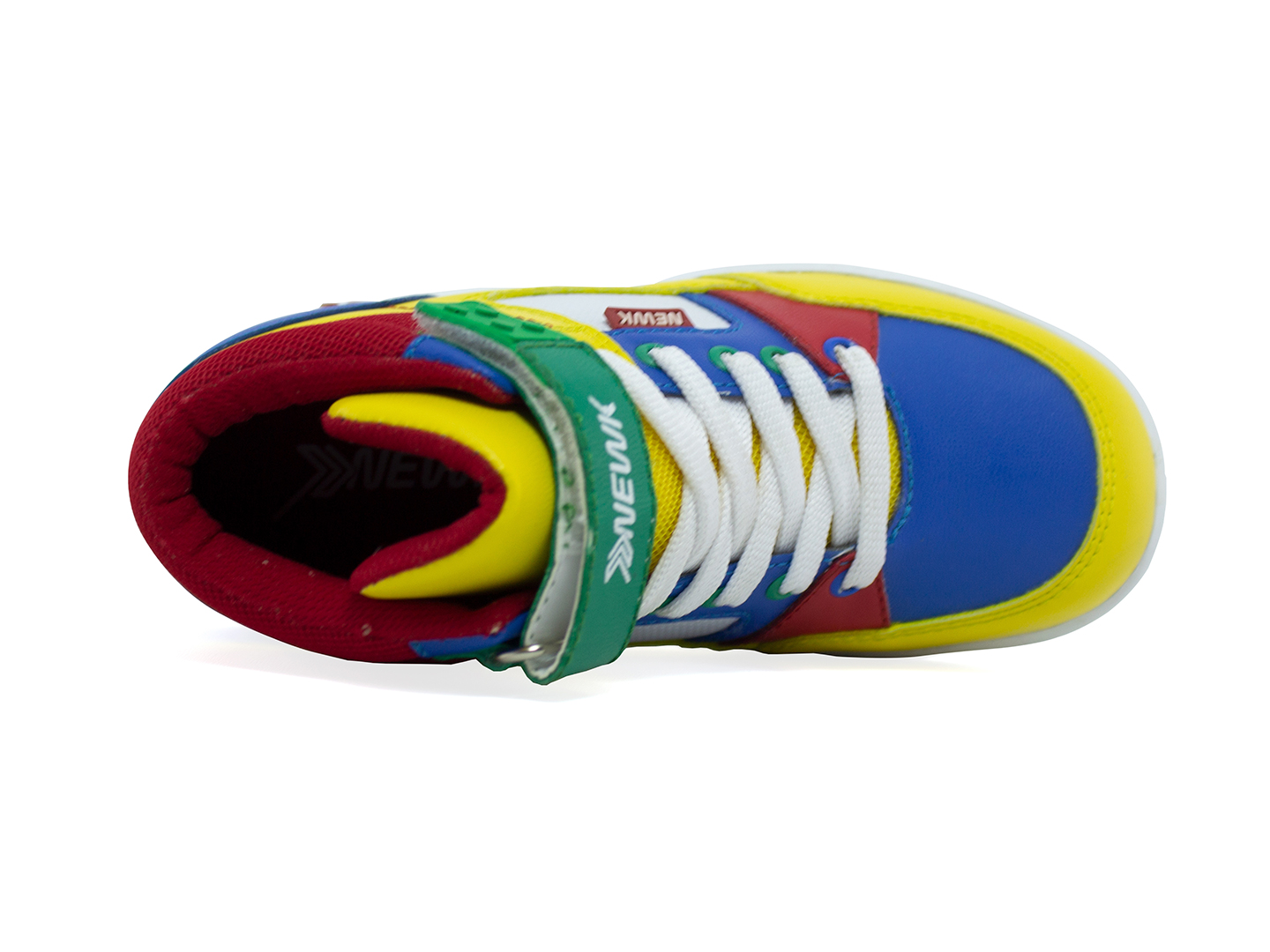 Tenis Newk Infantil Línea Cappa Color Amarillo Azul Rojo