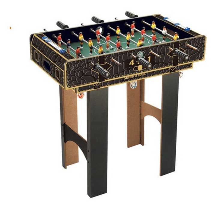 Mesa De Futbolito 4 En 1 Hockey-billar-pimpon- Futbolito 