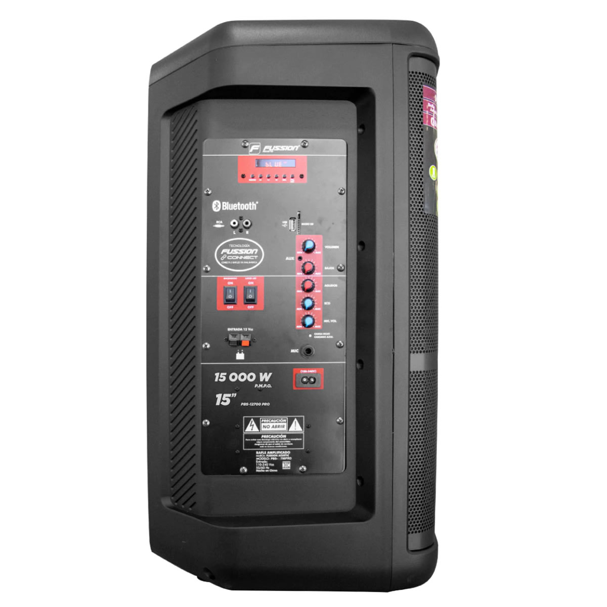 BAFLE BOCINA RECARGABLE BLUETOOTH FUSSION ACUSTIC 12700PRO