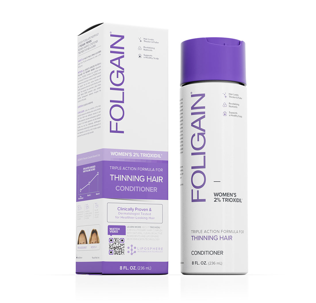 FOLIGAIN ACONDICIONADOR PARA EL RECRECIMIENTO DEL CABELLO Para Mujeres con 2% Trioxidil®