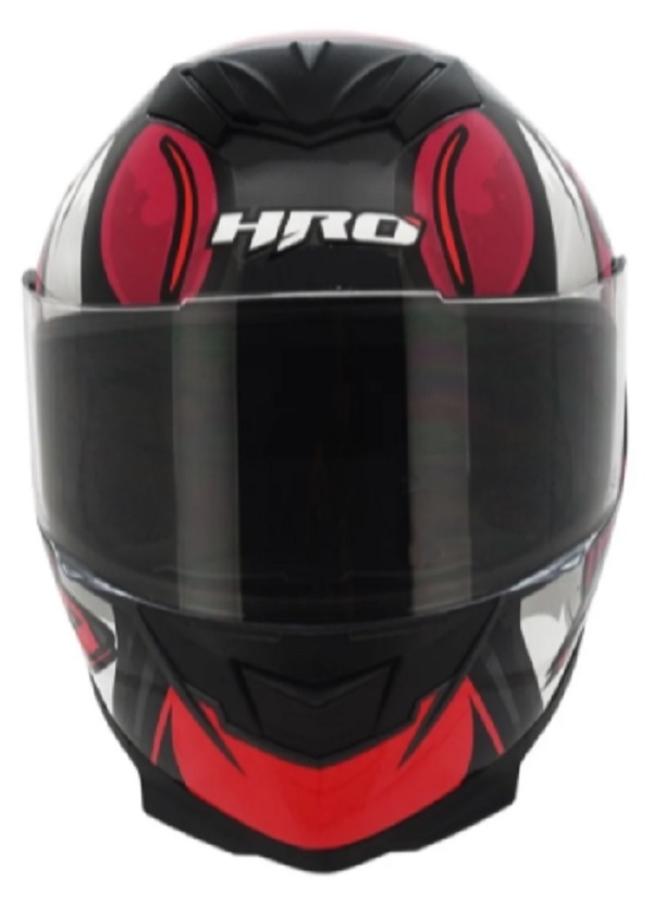 Casco Hro 511 Fruk Rojo/ Gris Brillante Para Moto