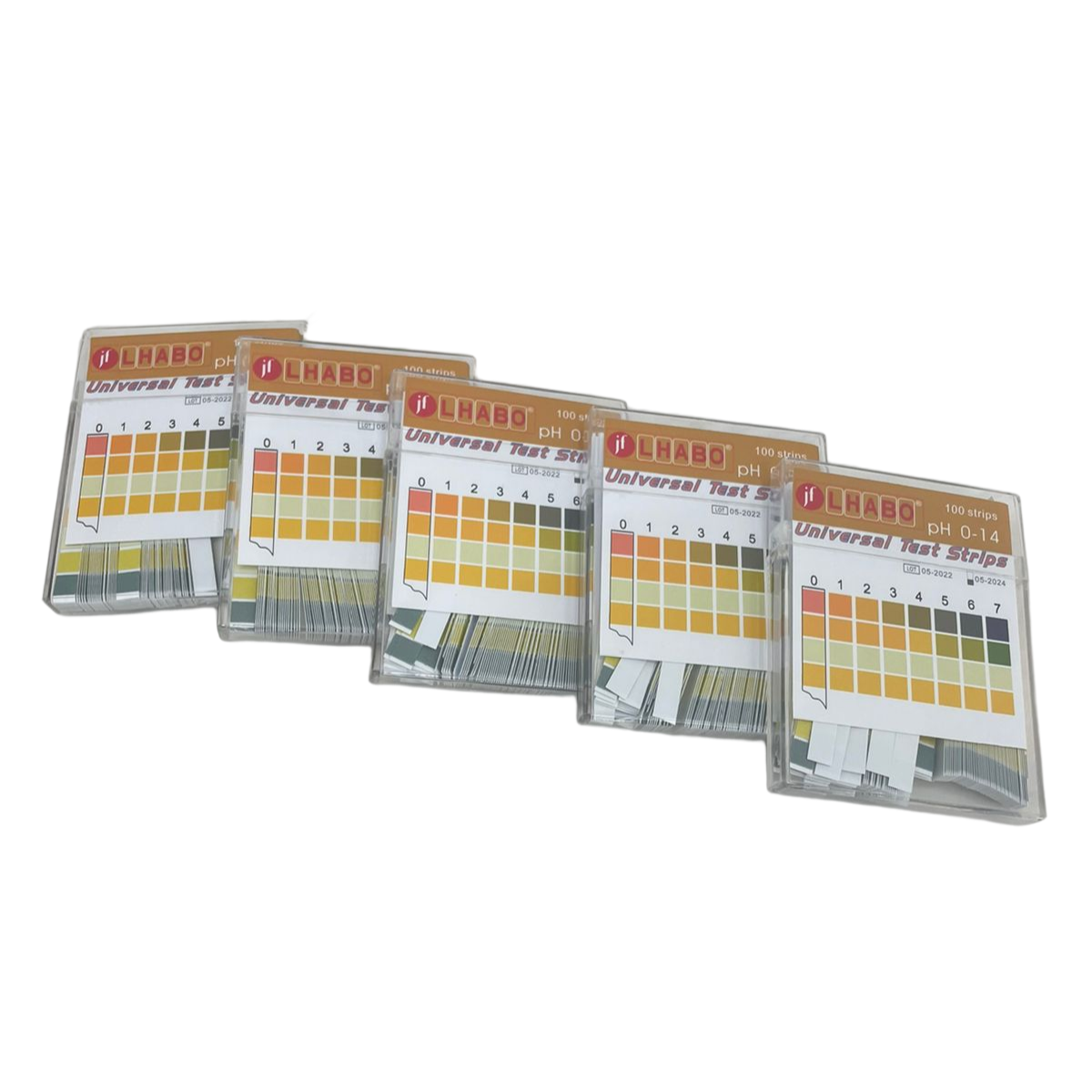 Papel Ph Universal 0-14 Medidor En Tiras Paq C/5 Jf Lhabo
