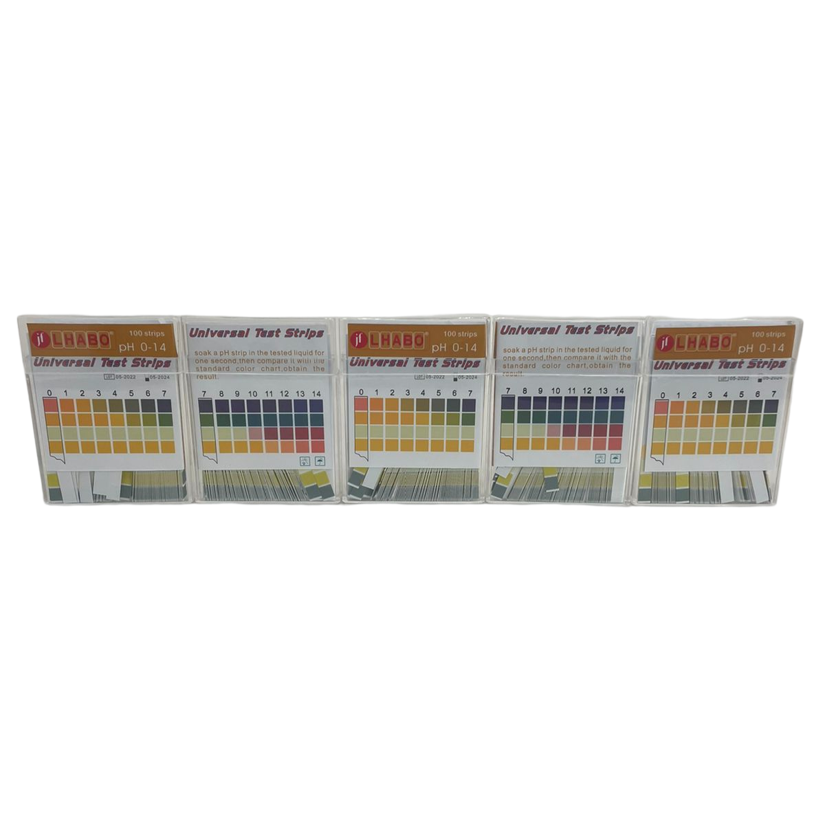 Papel Ph Universal 0-14 Medidor En Tiras Paq C/5 Jf Lhabo