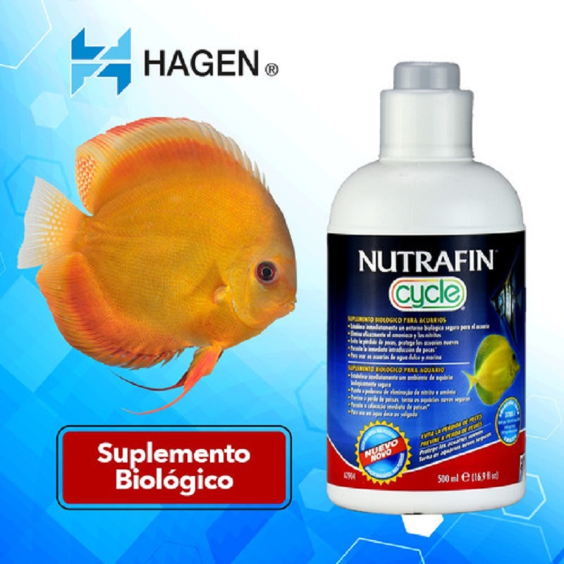 Nutrafin Cycle Suplemento Biologico para Acuarios 500 ml - Hagen