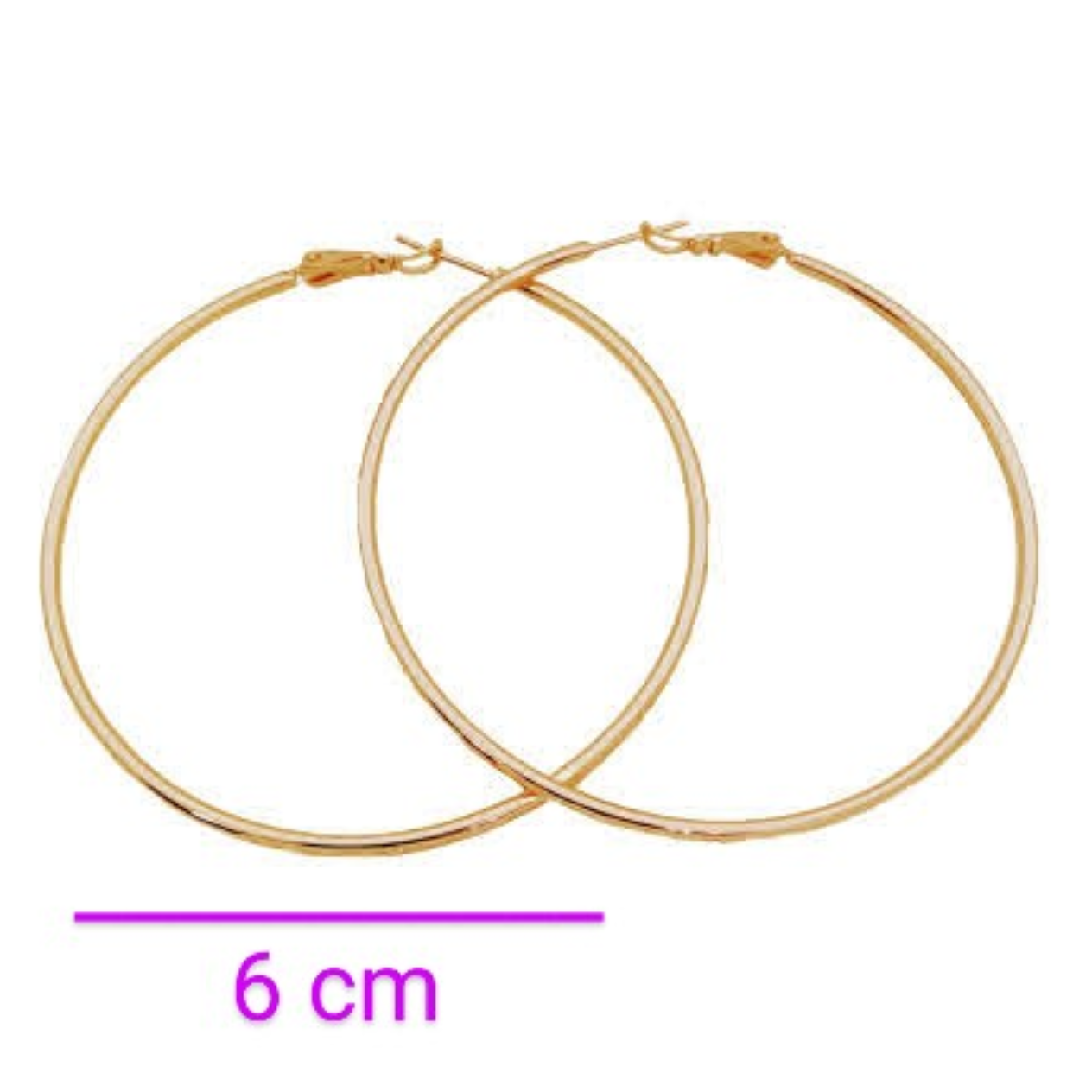 Arracadas Grandes Big Diamantadas Oro Laminado 18k Ligeras Hermosas de Moda