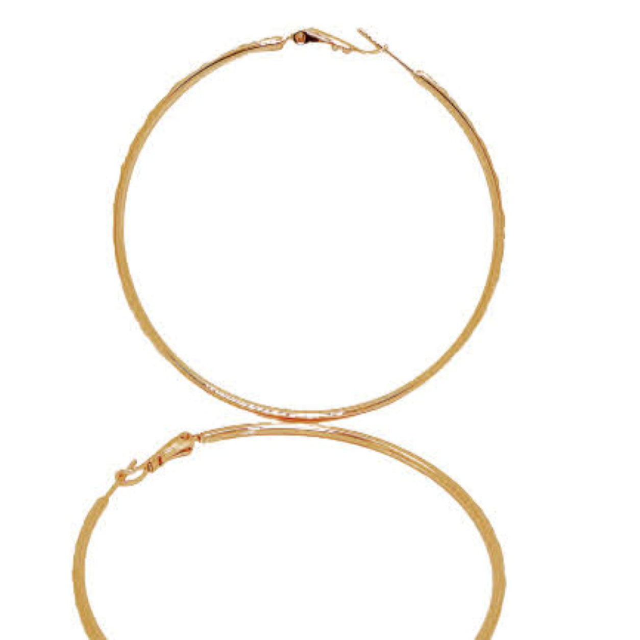 Arracadas Grandes Big Diamantadas Oro Laminado 18k Ligeras Hermosas de Moda