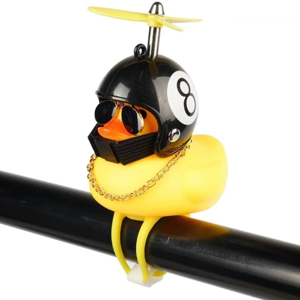 Patito Con Casco Moto Pato Para Auto Choper Bicicleta Lentes