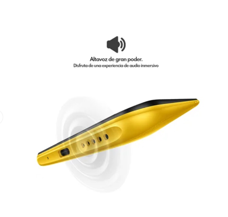 Combo Celular Xiaomi Poco C40 4GB 64GB Dual SIM Amarillo + Audifonos