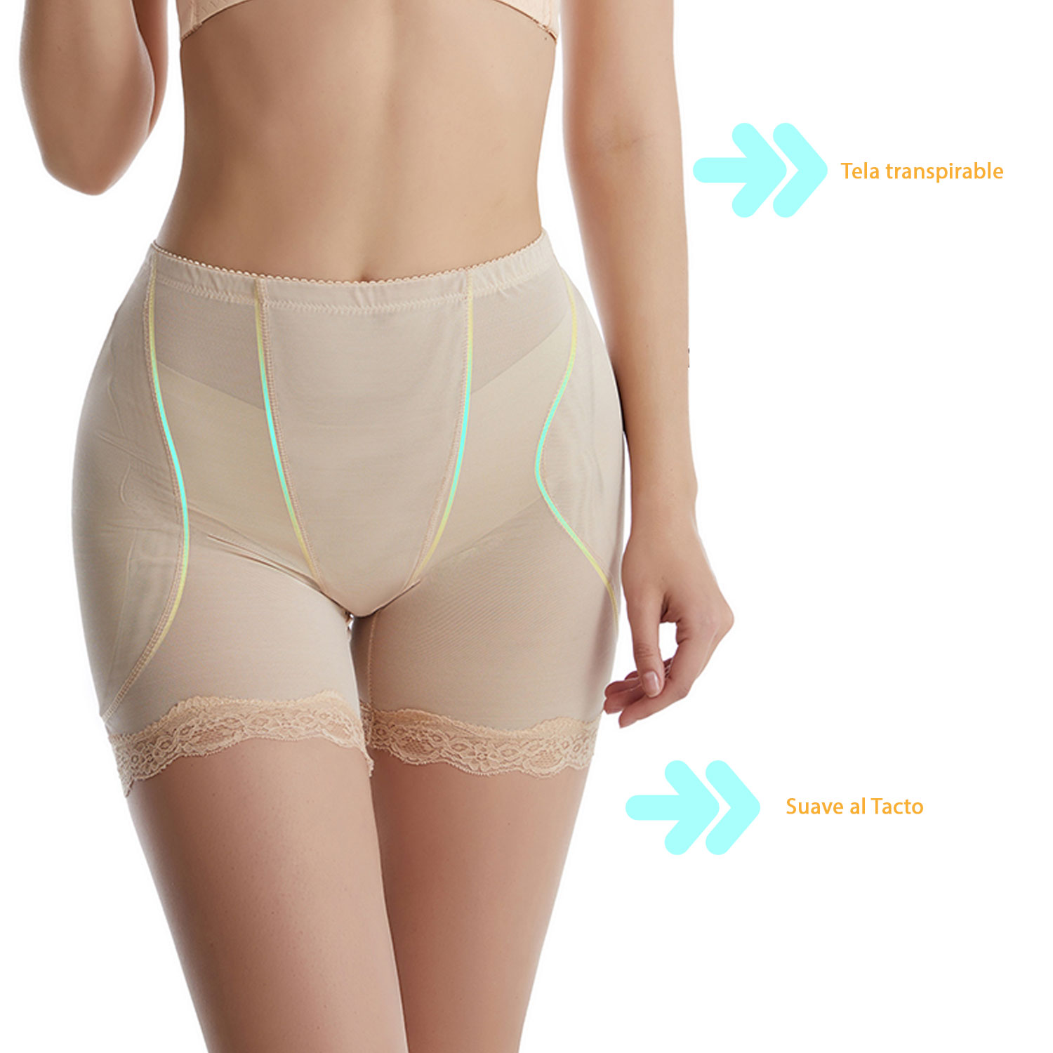 Zen Zen Panty Faja Calzón Levanta Glúteo Con Esponja Modeladora