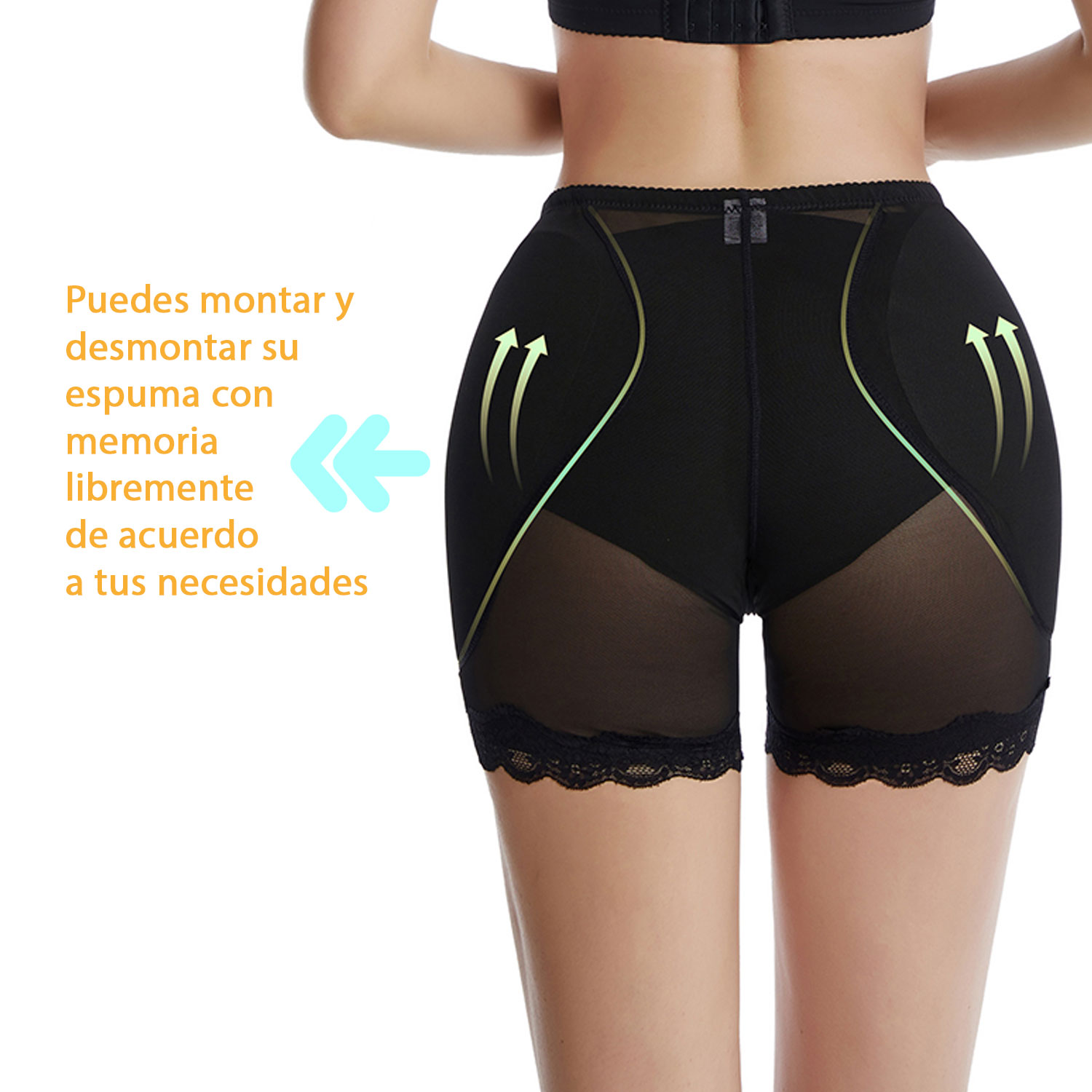 Zen Zen Panty Faja Calzón Levanta Glúteo Con Esponja Modeladora