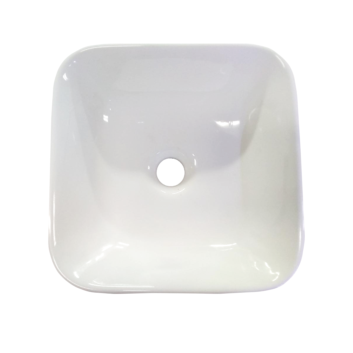 OVALIN MINI CUADRADO BLANCO 33X33CM