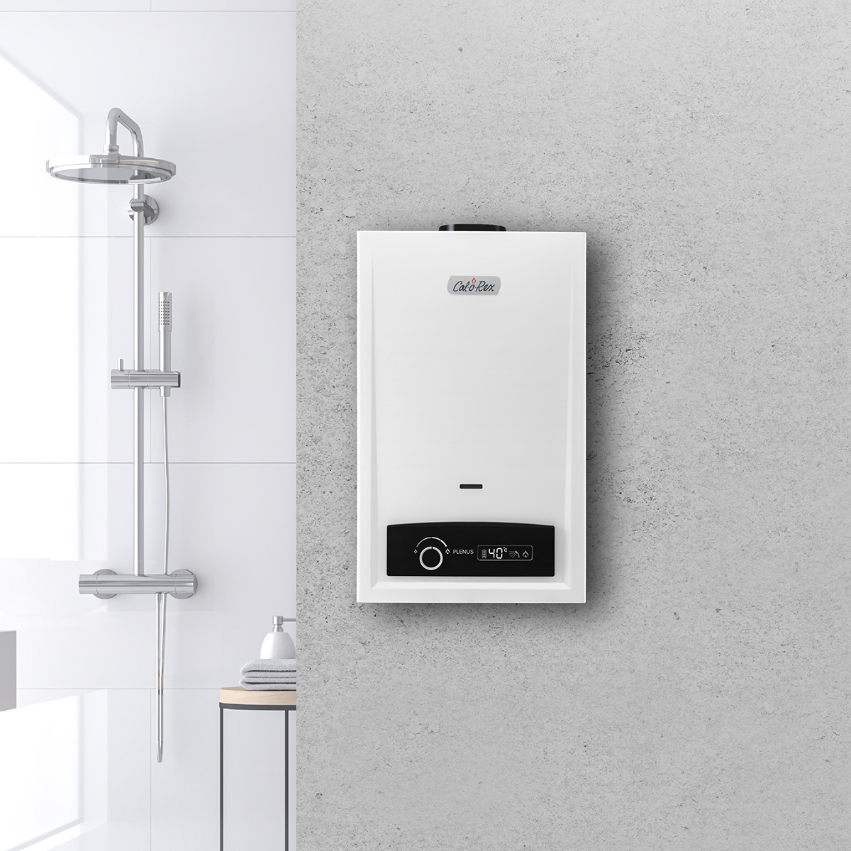 Calorex Calentador de Agua Instantáneo PLENUS 07 LP para 1 Servicio, 6 Litros/Minuto Gas Natural