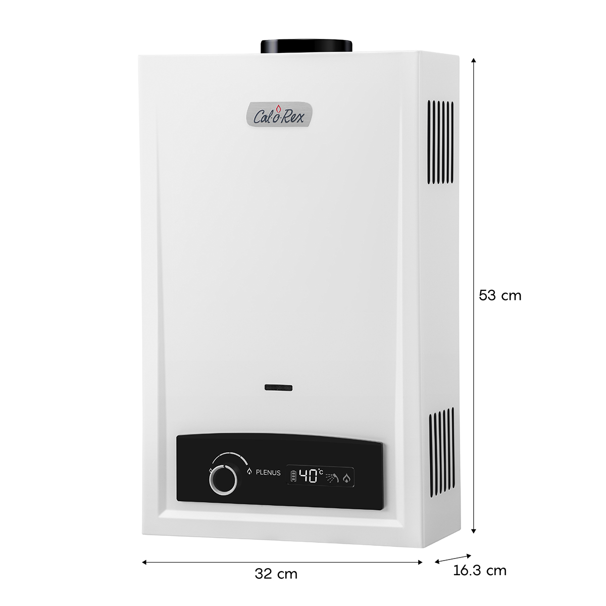 Calorex Calentador de Agua Instantáneo PLENUS 07 LP para 1 Servicio, 6 Litros/Minuto Gas Natural