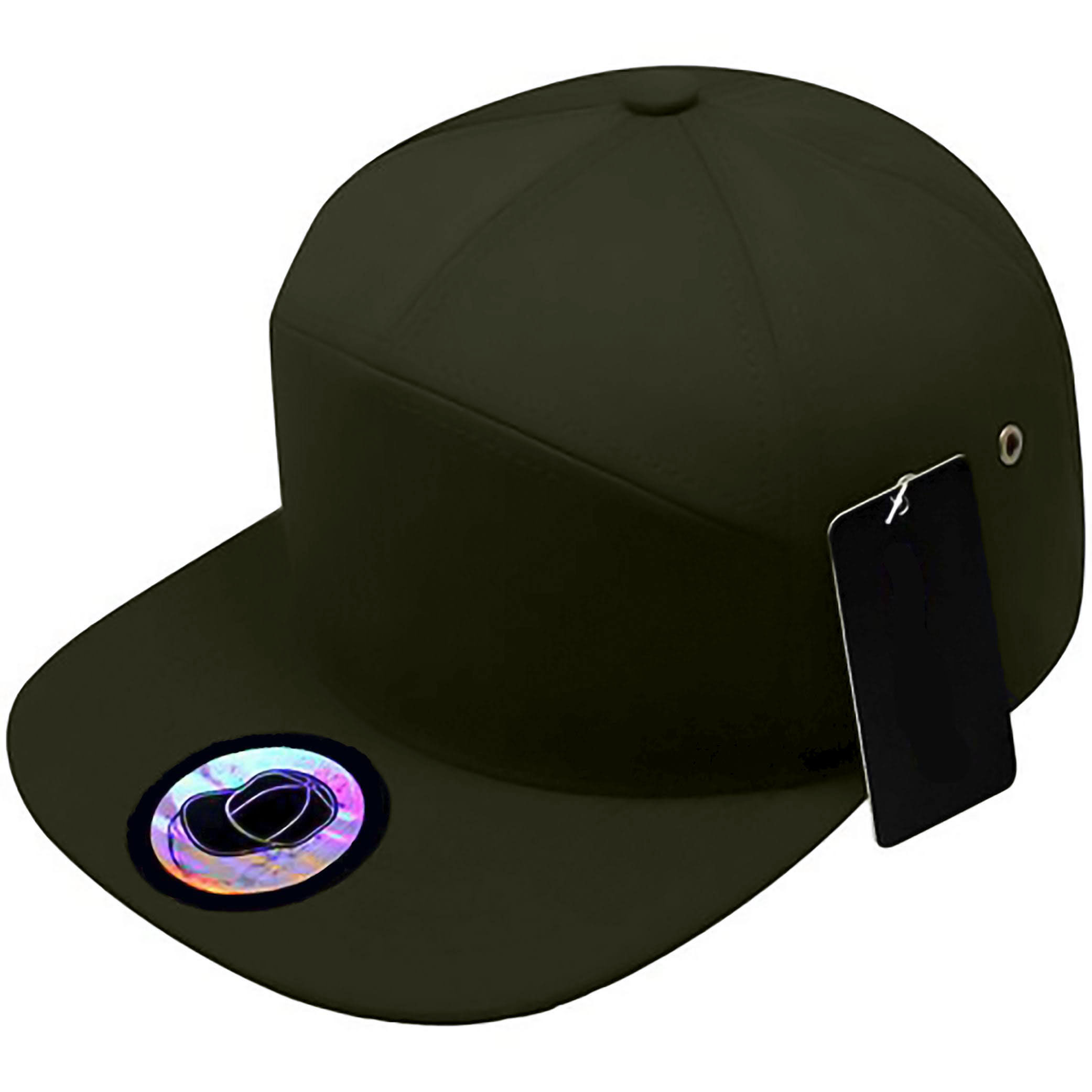 Gorras Plana Lisa Snapback Unitalla 7 Paneles