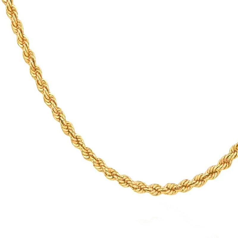 Cadena Torsal Oro Italiano 10 Kilates.