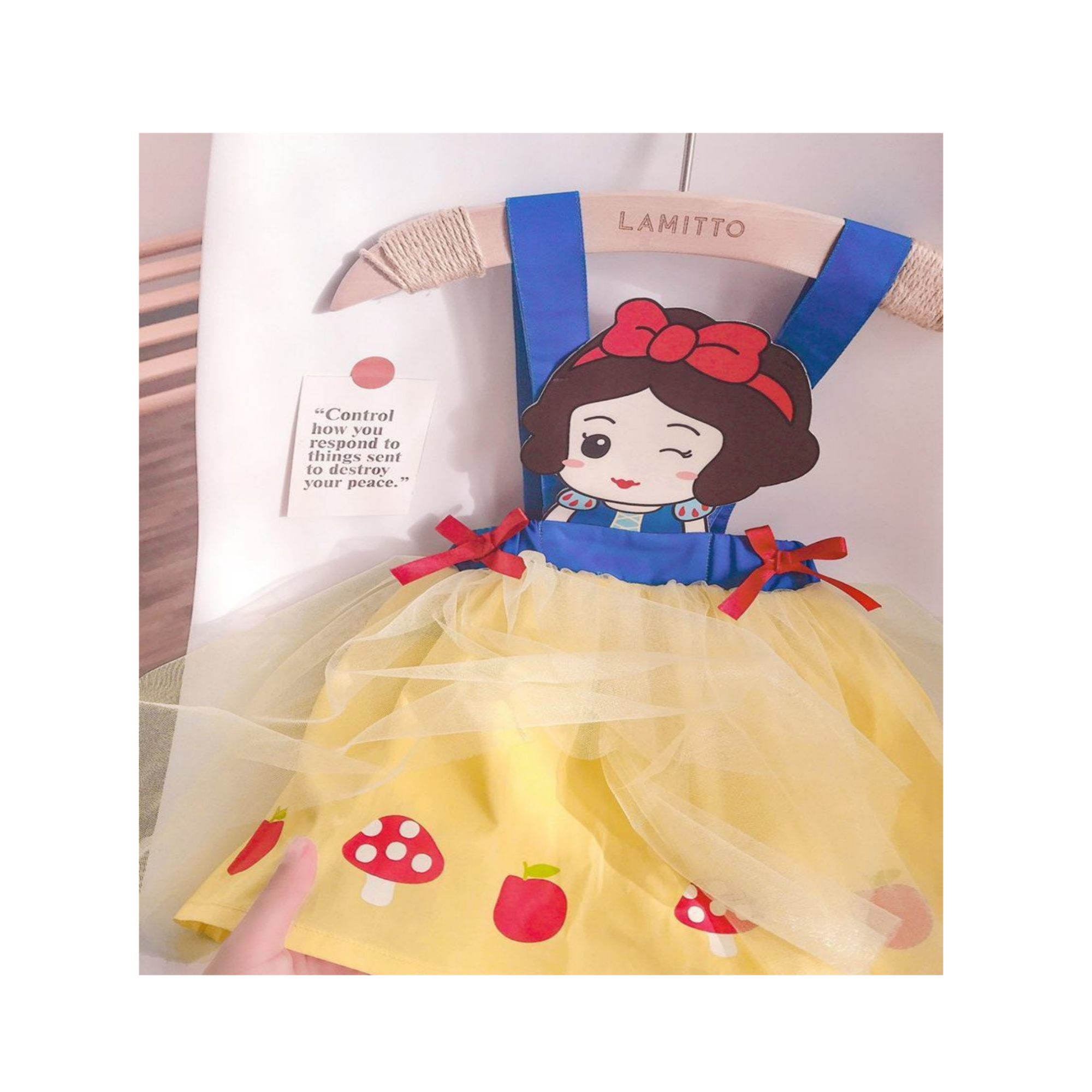 Vestido Blancanieves Disfraz Princesa 