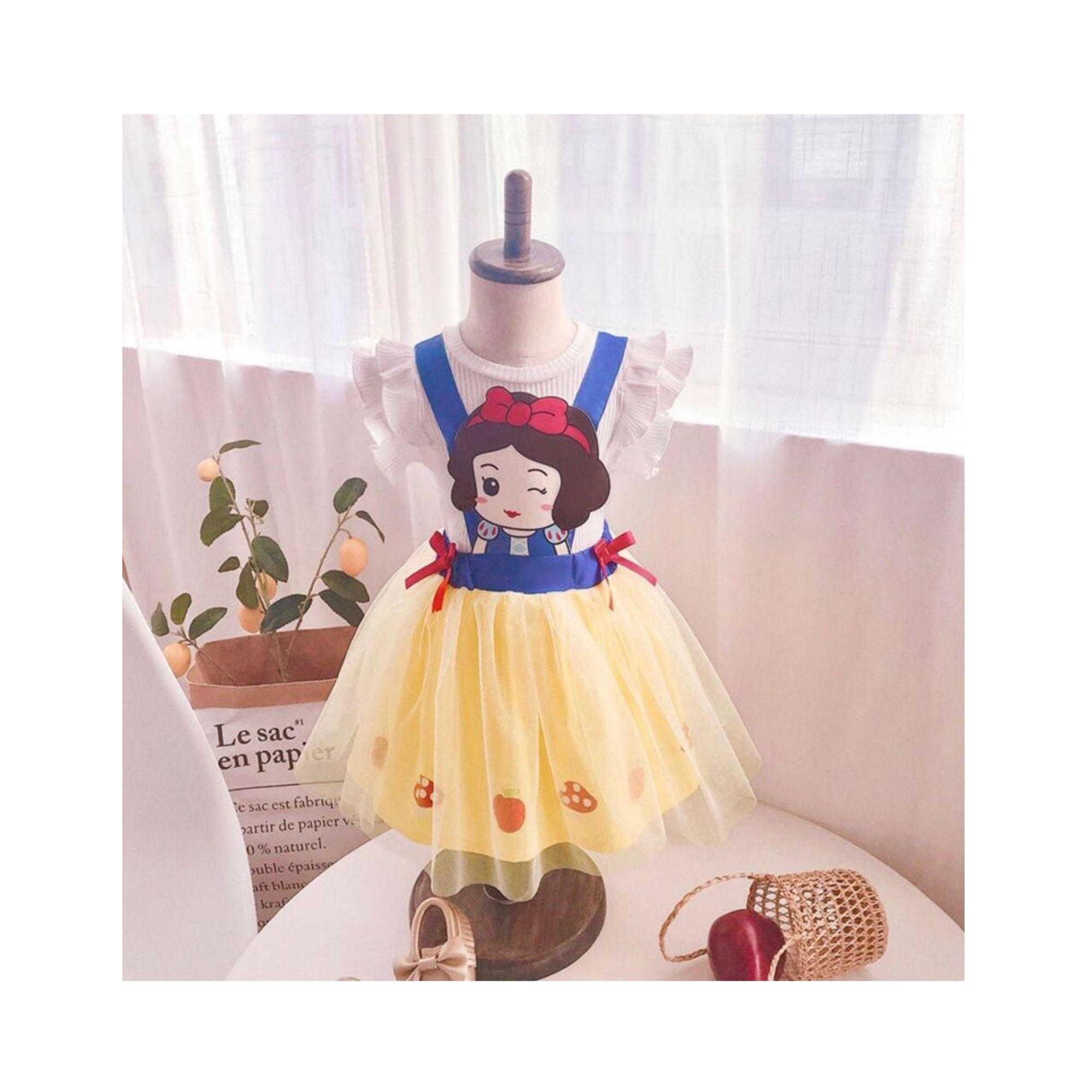 Vestido Blancanieves Disfraz Princesa 