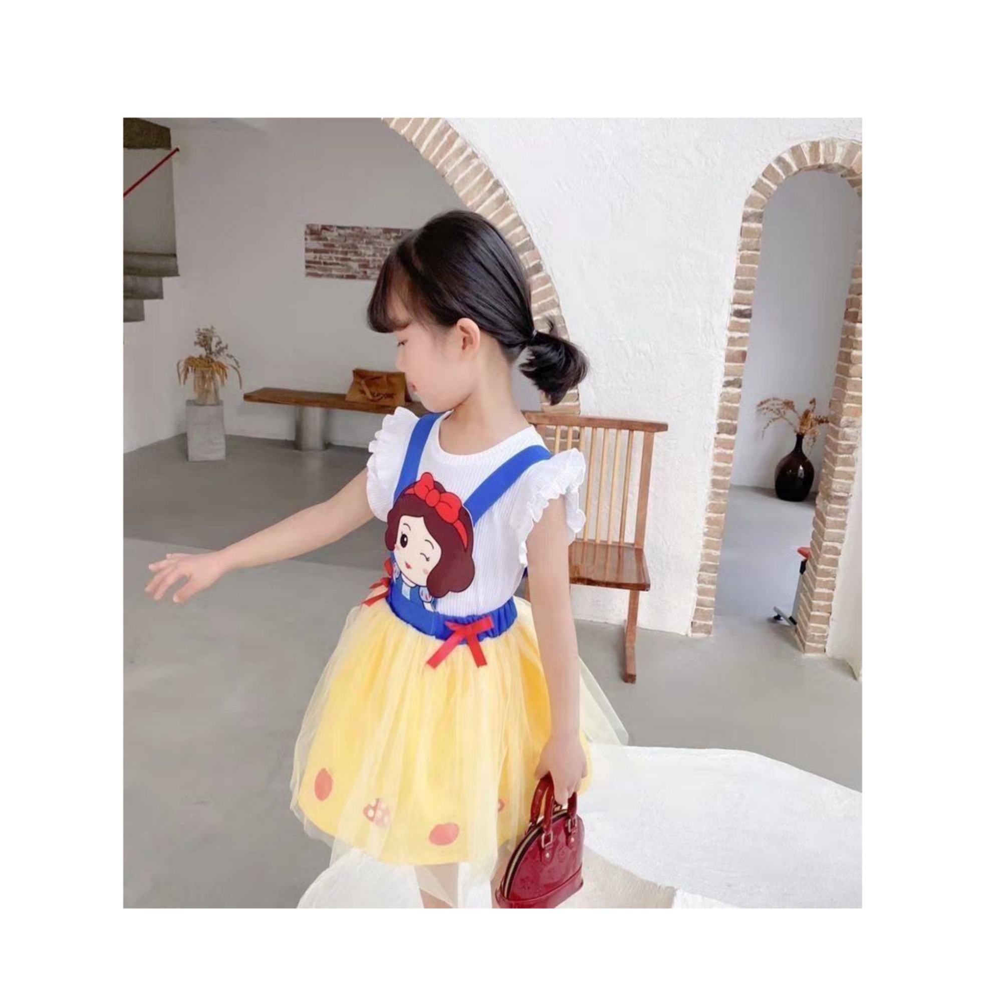 Vestido Blancanieves Disfraz Princesa 