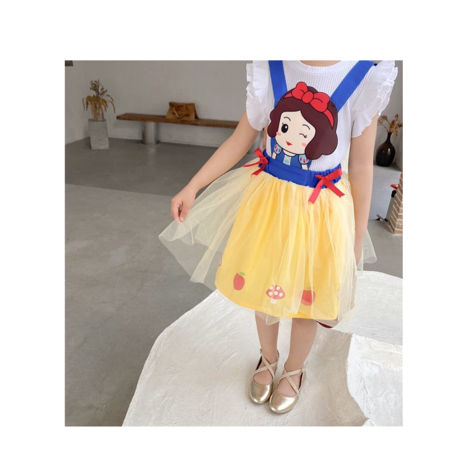 Vestido Blancanieves Disfraz Princesa 