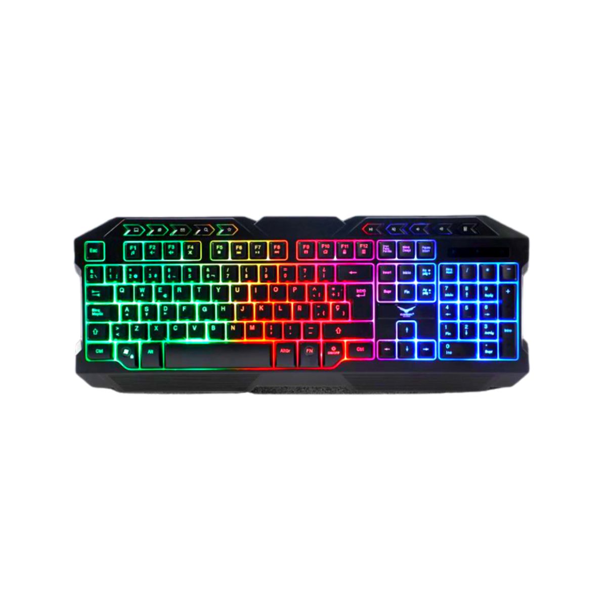 Teclado Multimedia Gamer Retroiluminado Anti-Ghosting 
